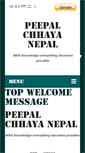 Mobile Screenshot of peepalchhayanepal.org